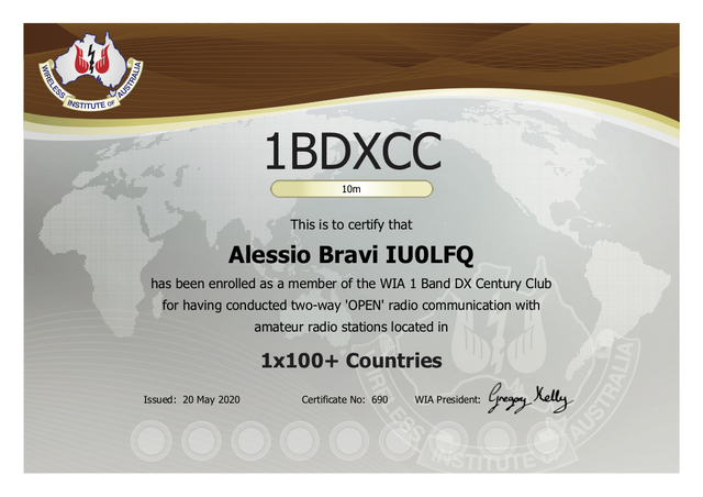 DXCC 10m Open - 100 #690